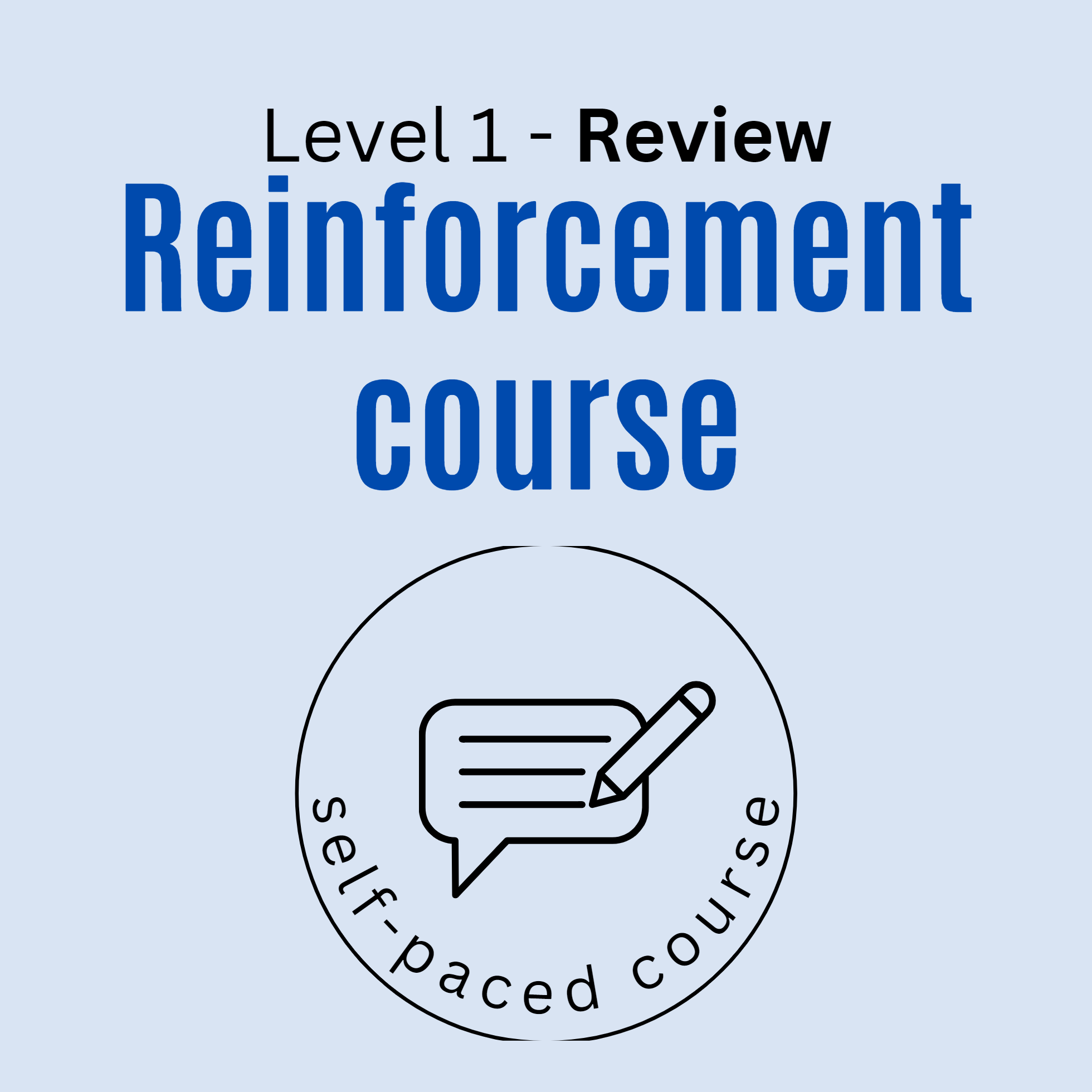Level 1 Foundation Course Review