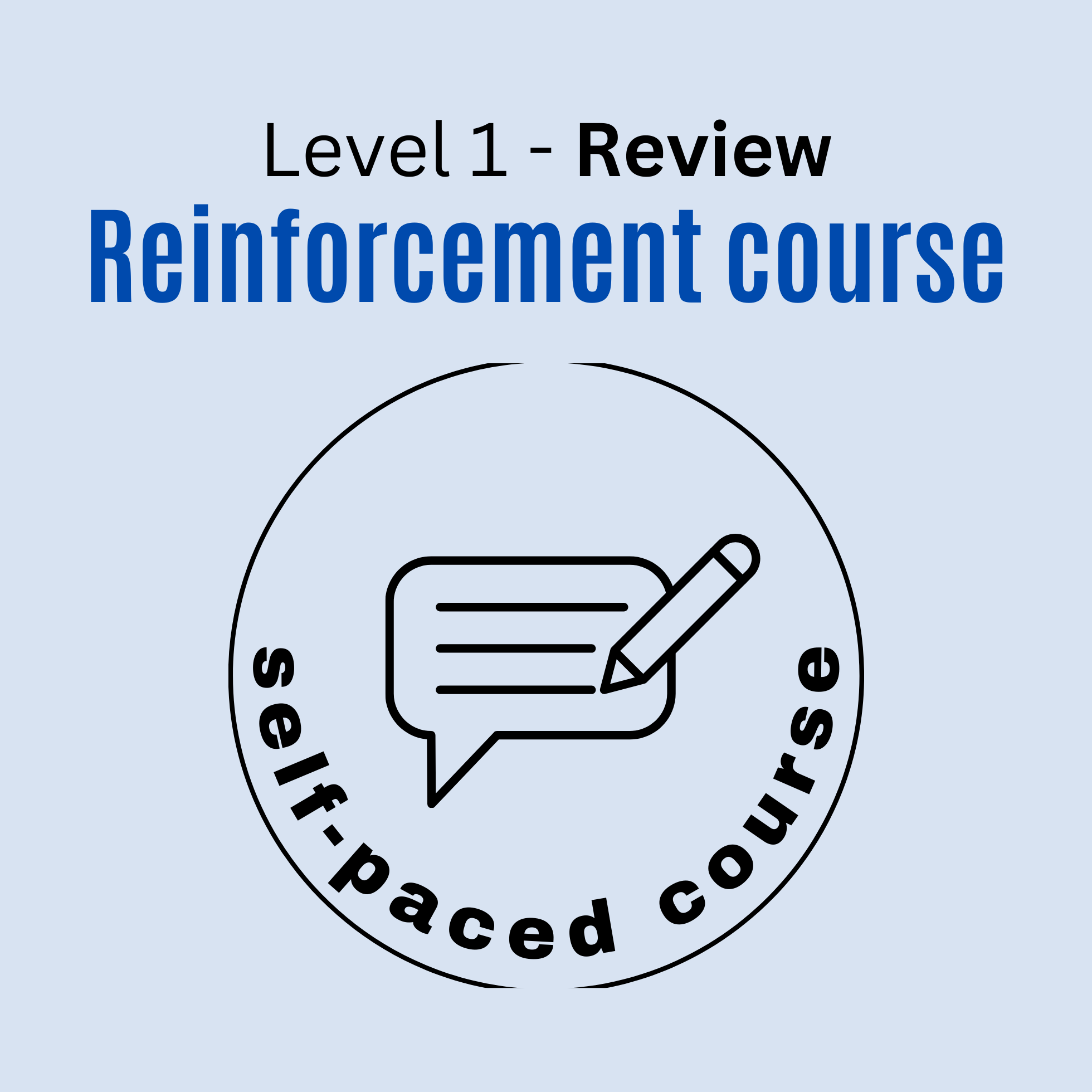 Level 1 Foundation Course Review